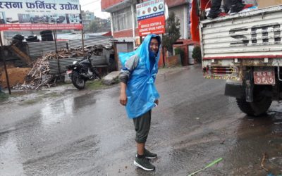 Livraison des matériaux pour le dispensaire